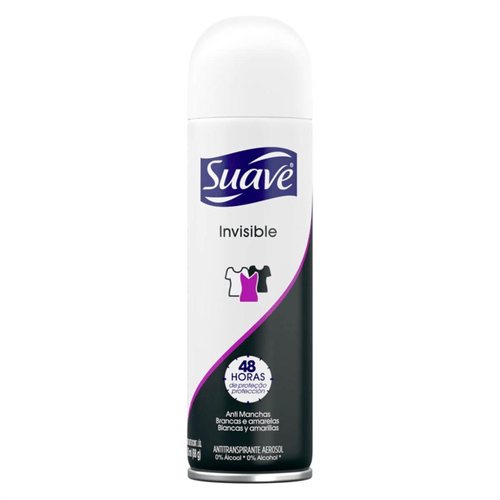 Imagem do produto Desodorante Suave Invisible Aerosol Antitranspirante 48H 150Ml