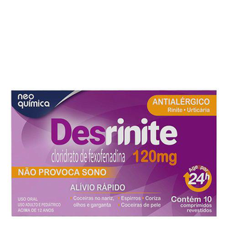 Imagem do produto Desrinite 120Mg 10 Comprimidos