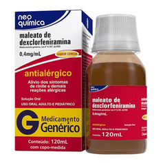 Dexclorfeniramina - Xarope 120 Ml G Neo Química Genérico