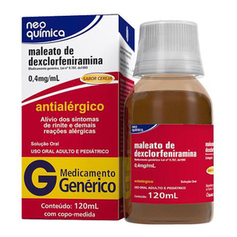 Dexclorfeniramina - Xarope 120 Ml G Brainfarma Genérico