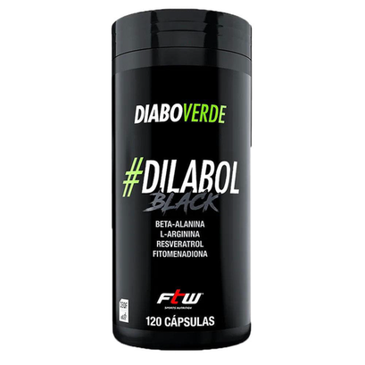 Diabo Verde Dilabol Black Ftw 120 Caps Mansão Maromba Ftw Fitoway Labs