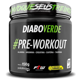 Diabo Verde Insano #Preworkout 150 G Frutas Amarelas Ftw