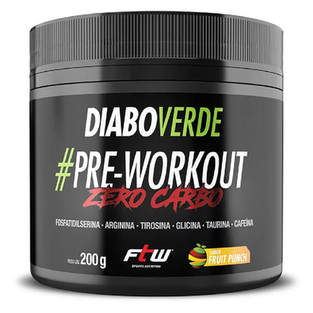 Imagem do produto Diabo Verde Pré Treino Zero Carbo 200G Ftw