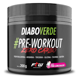 Diabo Verde Pré Treino Zero Carbo 200G Ftw