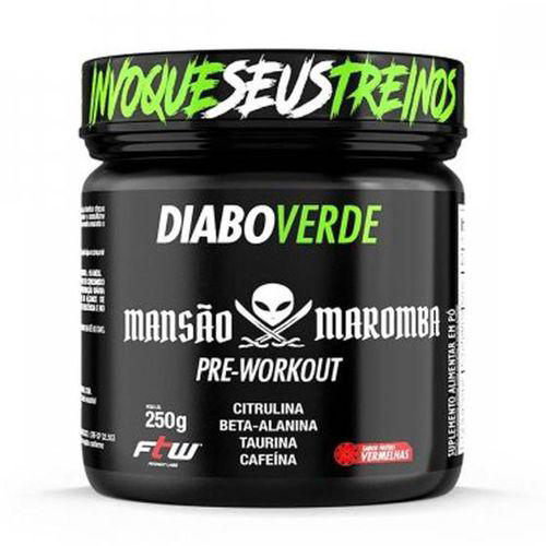 Imagem do produto Diabo Verde Preworkout Mansão Maromba 250G Frutas Vermelhas Ftw