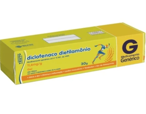 Imagem do produto Diclofenaco Dietilamônio 11,6Mg - Gel Creme 30G Teuto Genérico