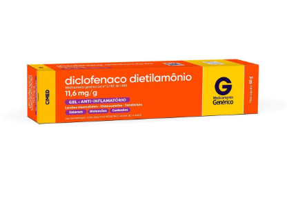 Imagem do produto Diclofenaco Dietilamônio 11,6Mg - Gel Creme 60G Cimed Genérico