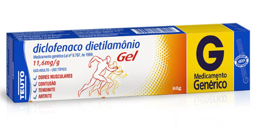 Imagem do produto Diclofenaco Dietilamônio 11,6Mg - Gel Creme 60G Teuto Genérico