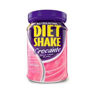 Diet - Shake Crocante Sabor Morango 400G