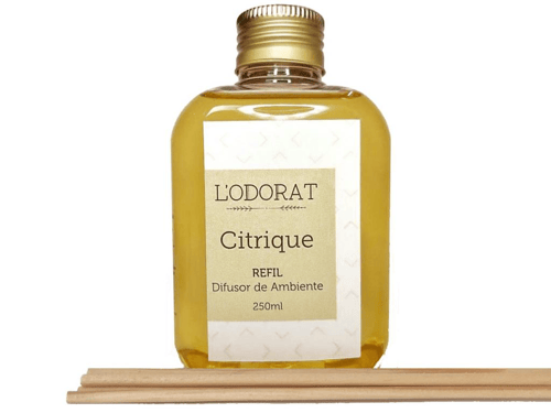 Difusor Com Varetas Refil Citrique 250 Ml Fragrncia:citrique L'odorat