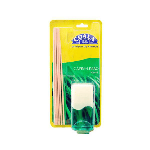 difusor de aromas coala capim limão 100 ml essências