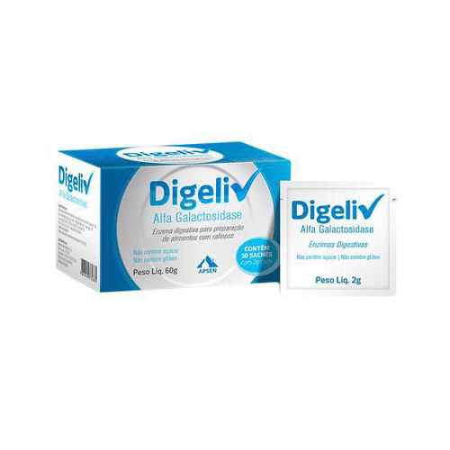 Digeliv Alfa Galactosidase Digeliv Alfa Galactosidase Com 30 Sachês