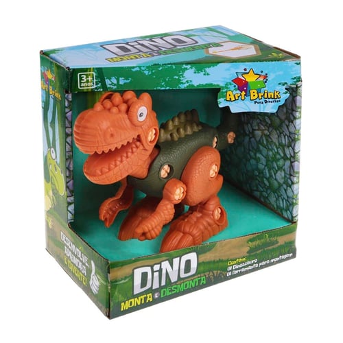 Dinossauro Art Brink Monta E Desmonta Sortido 1 Unidade