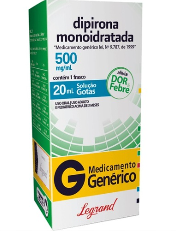 Imagem do produto Dipirona 500Mg/Ml - Gotas 20 Ml Legrand Genérico