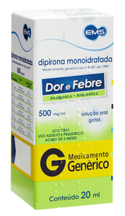 Dipirona - Sódica Gotas 20Ml Ems Genérico