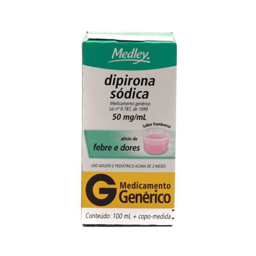 Dipirona - Sódica Sl 100Ml Medley Genérico