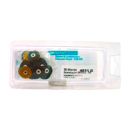 Imagem do produto Disco De Lixa Soflex Popon 4851 3M Disco De Lixa Soflex Pop On 4851 G 3M