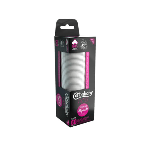 Imagem do produto Discos De Algodao De Limpeza Facial Cottonbaby 60 Unidades