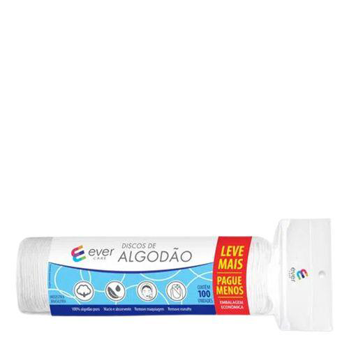 Imagem do produto Discos De Algodão Ever Care 100 Unidades