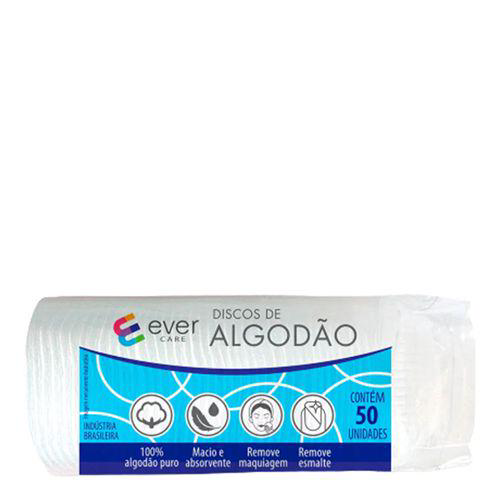 Imagem do produto Discos De Algodão Ever Care 50 Unidades