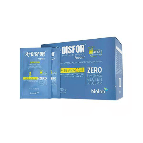 Imagem do produto Disfor Sabor Abacaxi 30 Saches 11G Cada