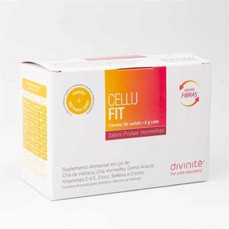 Divinitè Cellufit Frutas Vermelhas 30 Sachês 6G