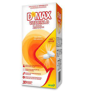Dmax Vitamina D Colecalciferol 2000Ui Com 30 Comprimidos