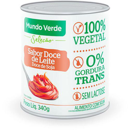 Doce De Leite Soja Mundo Verde Seleção 340G