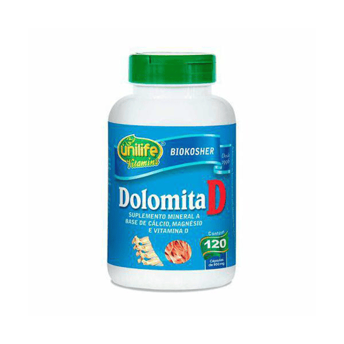 Imagem do produto Dolomita D Unilife 120 Cápsulas De 950Mg