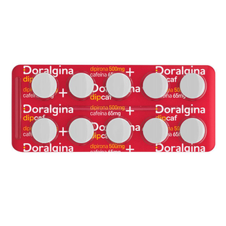 Doralgina Dipcaf - 10 Comprimidos Frasco De Venda