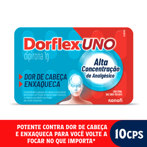 Imagem do produto Dorflex Uno 1G 10 Comprimidos