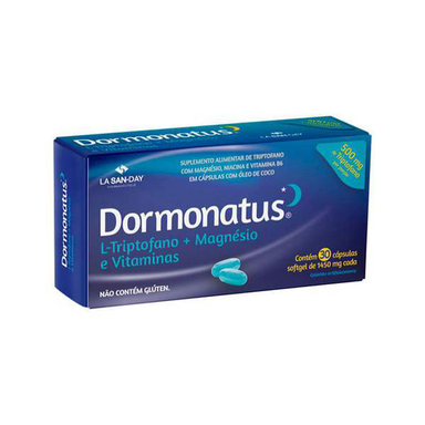 Dormonatus Com 30 Cápsulas Softgel