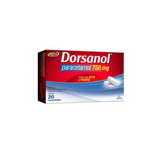 Imagem do produto Dorsanol Paracetamol 750Mg 20 Comprimidos
