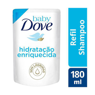 Dove Baby Shampoo Hidratante Enriquecida Refil 180Ml