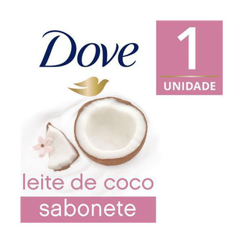 Dove Sabonete Leite De Coco 90G