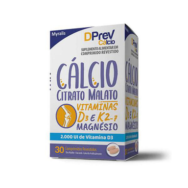 Dprev Cálcio Com 30 Comprimidos Revestidos