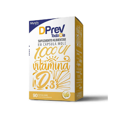 Dprev Todo Dia 1.000 Ui 90 Cápsulas