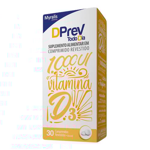 Imagem do produto Dprev Todo Dia 1000Ui 30 Comprimidos Revestidos