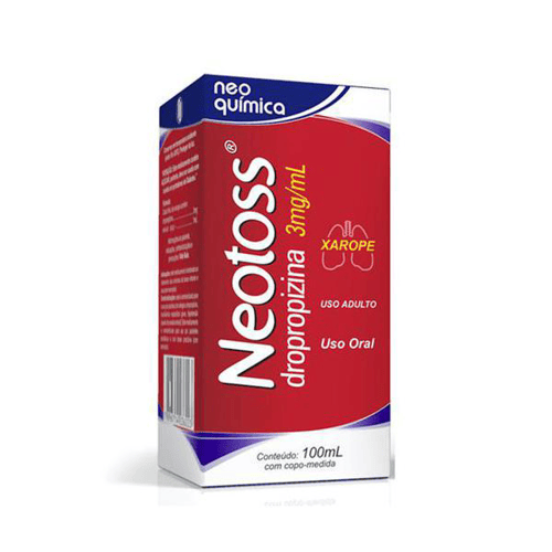 Dropropizina Neotoss Xarope Adulto Com 100 Ml