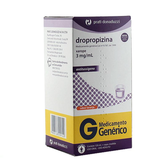 Imagem do produto Dropropizina - Xarope Adulto Com 120Ml Prati Donaduzzi Prati Donaduzzi Genérico