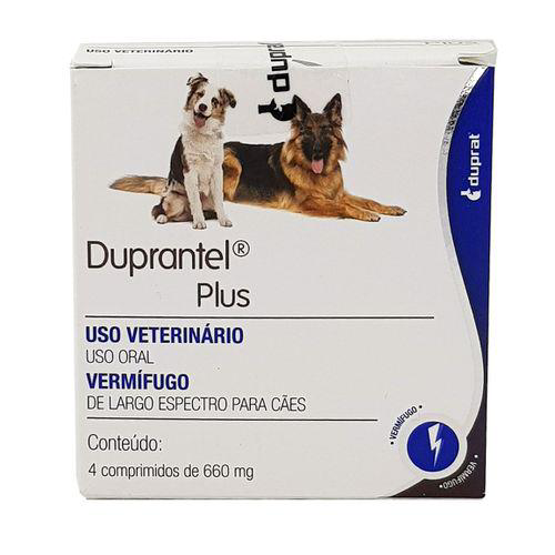 Imagem do produto Duprantel Plus 10Kg 4 Comp Duprat Vermífugo Cães