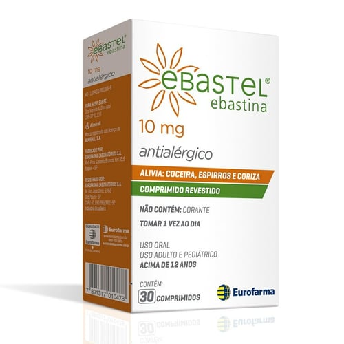 Imagem do produto Ebastel 10Mg 30 Comprimidos