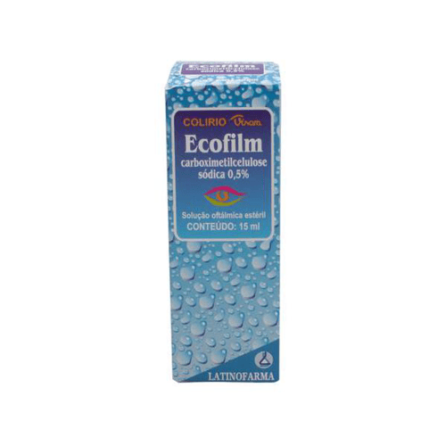 Imagem do produto Ecofilm 5Mg/Ml 15Ml Solução Oftálmica Estéril