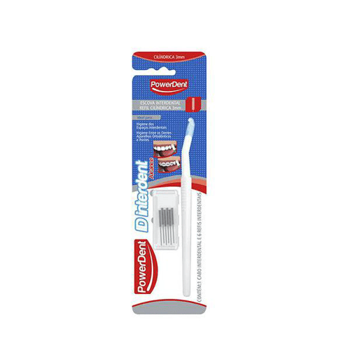 Escova Dental Power Dent Id Interdental 6 Refis