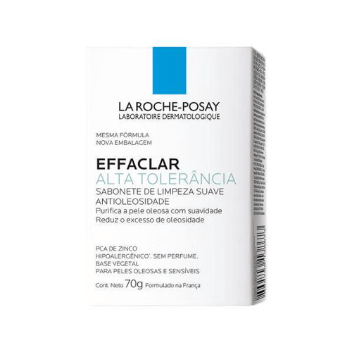 Sabonete Em Barra La Roche-Posay Effaclar Alta Tolerância Peles Oleosas E Sensíveis 70G