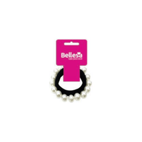 Imagem do produto Elastico Cabelo Bellesa Perola 1Un Elastico Cabelo Bellesa Perola 1 Unidade
