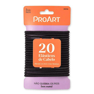 Elástico De Cabelo 3Mm 20Unidades