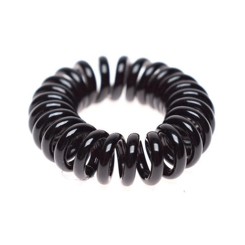 Imagem do produto Elástico De Cabelo Sveda Hair Fio De Telefone Preto Com 2 Unidades Ref:0763s