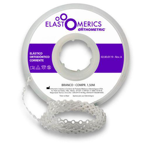 Imagem do produto Elastômeros Corrente 1,5M Branco Orthometric