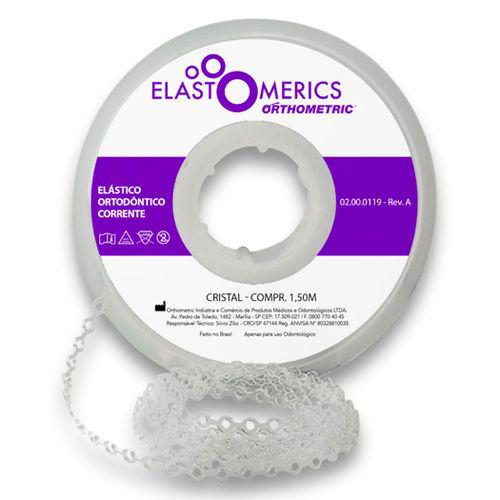 Imagem do produto Elastômeros Corrente 1,5M Cristal Orthometric